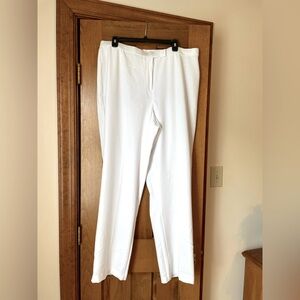 Kim Rogers white dress slacks Size 18 Average